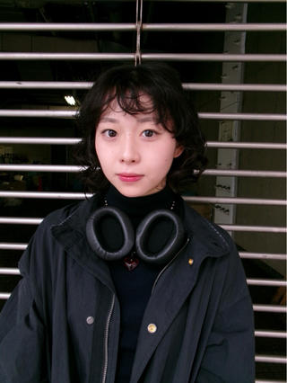 ミディアム カラー なりた るいのヘアスタイル