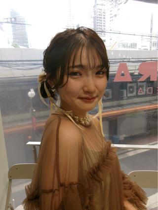 ミディアム ヘアアレンジ なりた るいのヘアスタイル