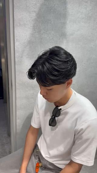 メンズ ツイスパ/シャドウ MANARUのヘアスタイル