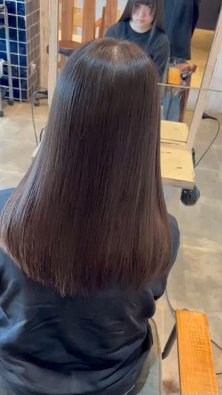 ミディアム ⭐️縮毛矯正⭐️ 髪質改善特化⭐️海のヘアスタイル