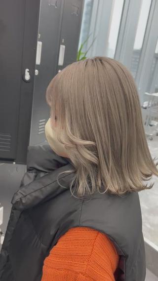ミディアム カラー パーマ ヘアアレンジ メンズ キッズ ネイル マツエク・マツパ アイブロウ メンズヘアのカリスマ 北地　空のヘアスタイル