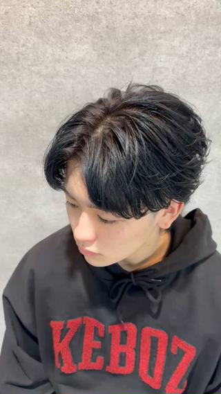 僕にしかできないフェザーパーマです!