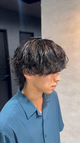 #シャドウパーマ
#韓国メンズヘア