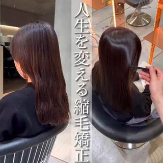 ロング ‎🤍髪質改善‎🤍 レイヤーカット‎🤍のヘアスタイル