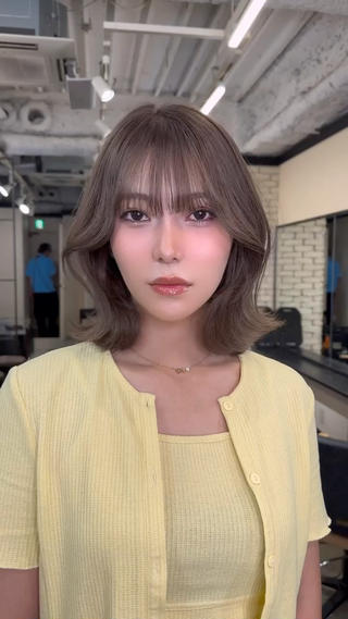 韓国風くびれヘア 