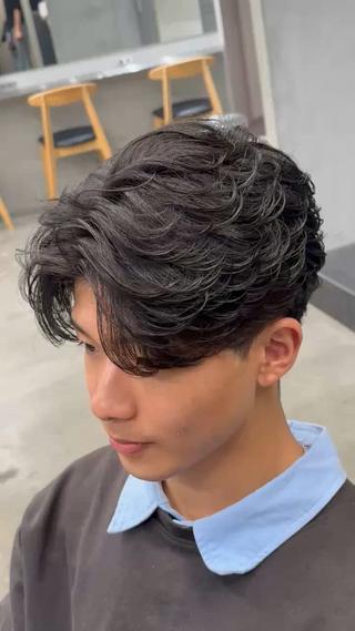パーマ メンズ 【fifth】パーマ 支持率⭕️松田優斗のヘアスタイル