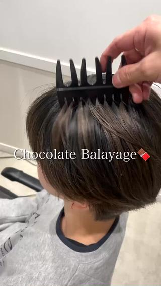 ミディアム カラー メンズ メンズ特化パーマ ハイライト/比嘉のヘアスタイル