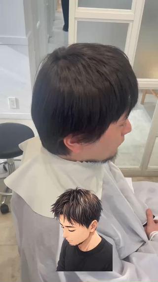白髪ぼかしにも最適なシルバーのハイライト。
大人男子にも人気です◎