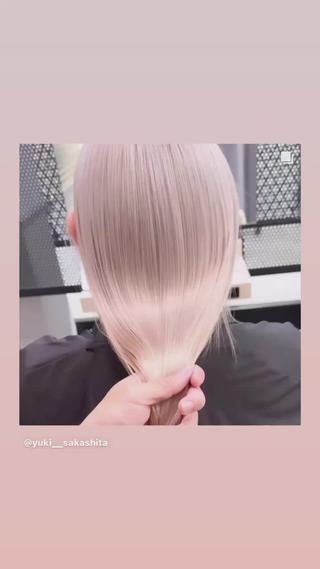 セミロング カラー 【渋谷で人気】艶髪× 髪質改善/ツヤカラーのヘアスタイル