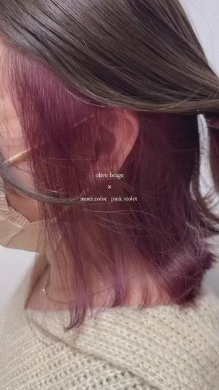 セミロング 中村 帆花のヘアスタイル
