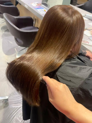 ロング 透明感カラー/ 赤み消し🤍ricoのヘアスタイル