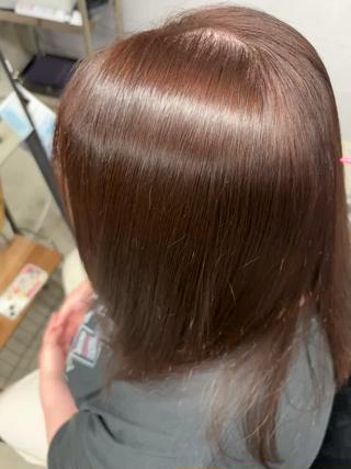 ミディアム 透明感ｶﾗｰ🫧 rico💗空き🈶のヘアスタイル