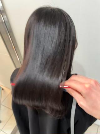 ロング 透明感ｶﾗｰ🫧 rico💗空き🈶のヘアスタイル