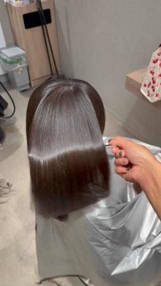 セミロング カラー ヘアアレンジ 池袋髪質改善縮毛矯正 韓国×レイヤー専門のヘアスタイル