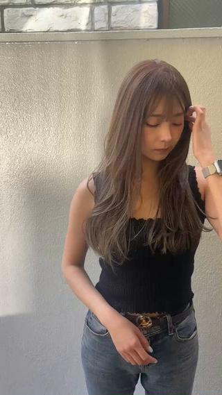 ロング セキネ シュウヘイのヘアスタイル
