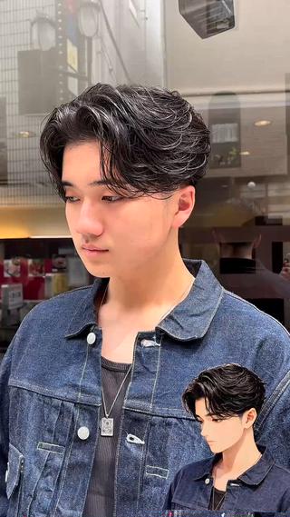ショート メンズ 行方 晴貴のヘアスタイル