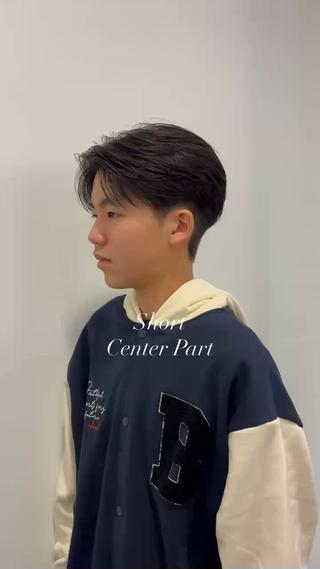 ショート メンズ 行方 晴貴のヘアスタイル