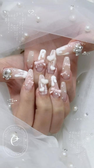 バレンタインネイル♡