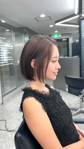 ショート カラー ハイトーンボブ /tasukuのヘアスタイル