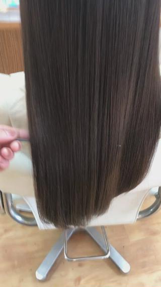 ロング 高畑×縮毛矯正 松下直揮のヘアスタイル