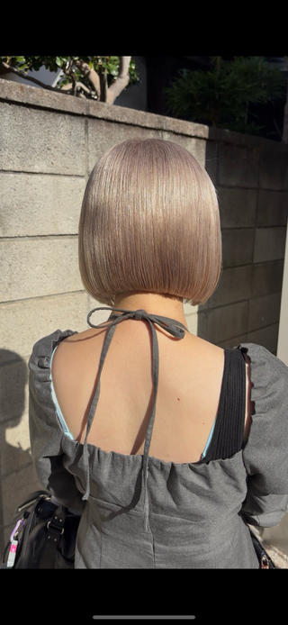 ショート カラー ハイトーンカラー/ デザインカラー/瑛樹のヘアスタイル