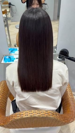 乾かしただけでまとまる縮毛矯正