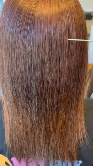 ロング 谷 未来美のヘアスタイル
