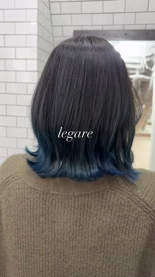 ミディアム カラー 中区/legare 🌈山村/髪質改善のヘアスタイル