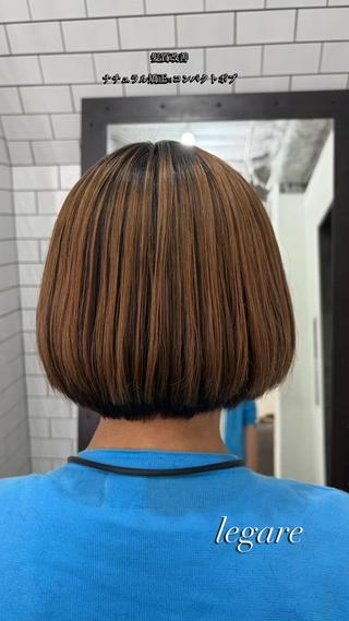 ショート 中区/legare 🌈山村/髪質改善のヘアスタイル