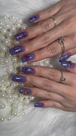 ネイル kao nail マグネット/長さだしのネイルデザイン