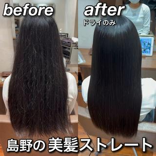 ロング 【縮毛矯正プロ講師】 島野 伊央汰のヘアスタイル