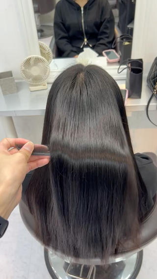 ロング tatsuya新宿 縮毛矯正/髪質改善のヘアスタイル