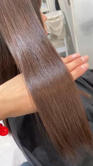 ロング tatsuya新宿 縮毛矯正/髪質改善のヘアスタイル