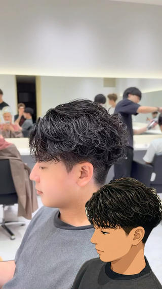 パーマ メンズ 常原悠希 メンズ特化のヘアスタイル