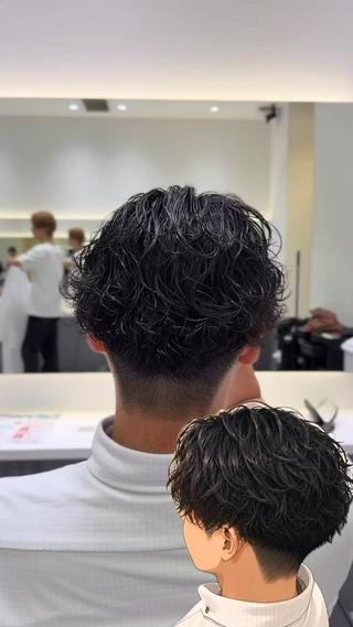 パーマ メンズ 常原悠希 メンズ特化のヘアスタイル