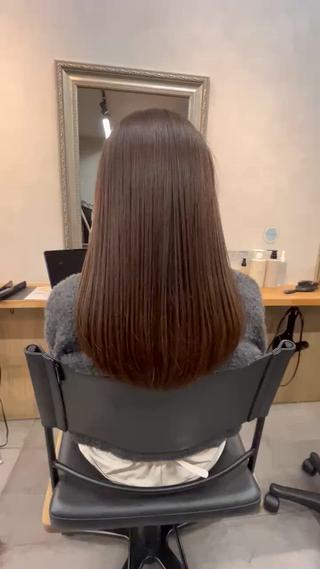 ロング レイヤー/縮毛矯正 /新宿/佐藤巧己✨のヘアスタイル