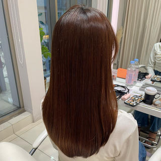 ロング 顔まわり× レイヤー/MIUのヘアスタイル