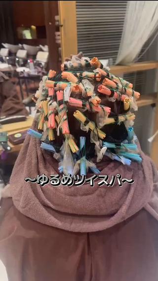 パーマ 萩原 新菜のヘアスタイル