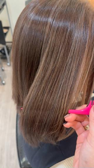 カラー 湘南台/ ボブカット KaNa🌺🌴のヘアスタイル