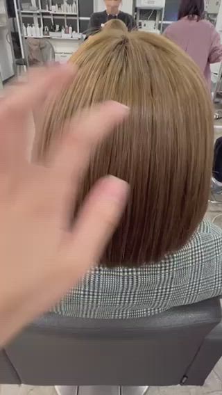 トリートメントで内部からしっとりサラツヤ
ブローのみです