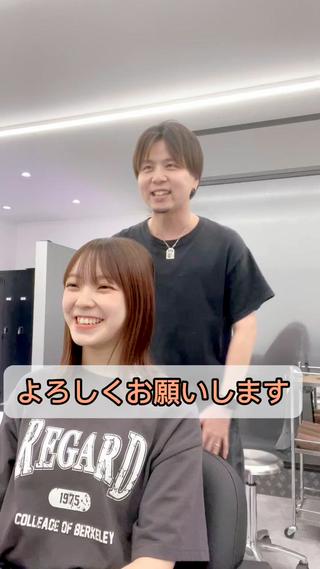 自然なレイヤーカットで結んでも可愛く仕上がります