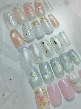 5月定額デザイン
☞☞定額デザインこんな方におすすめ
☆お得にトレンドネイルがしたい
☆デザインネイルをしたいけど、デザイン選びが苦手
☆特にこだわりはないけど、デザインネイルがしたい
☆当店のネイルをまずは、試してみたい 等など