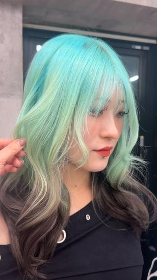 ミディアム カラー 🫯ゆるふわガーリー 🎨𖥔ׁTOMO♡のヘアスタイル