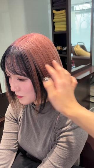カラー 🐺YuTo🐺レイ ヤー/ハイトーンのヘアスタイル