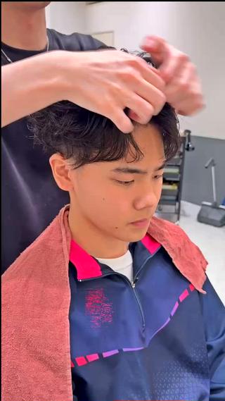 パーマ メンズ メンズパーマ特化 北爪のヘアスタイル