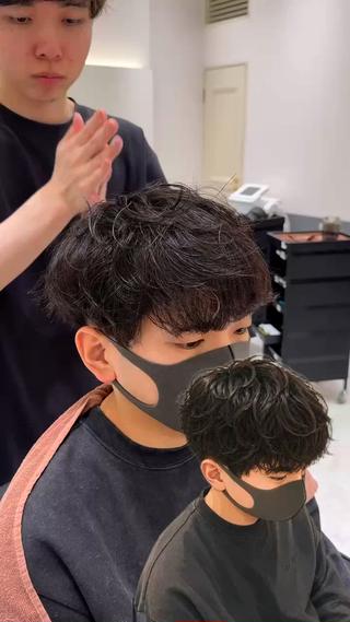 パーマ メンズ メンズパーマ特化 北爪のヘアスタイル