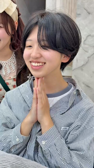 ショート 似合わせカット/心斎 橋/ヘアセットのヘアスタイル