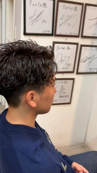 ショート メンズ 中野 雄也のヘアスタイル