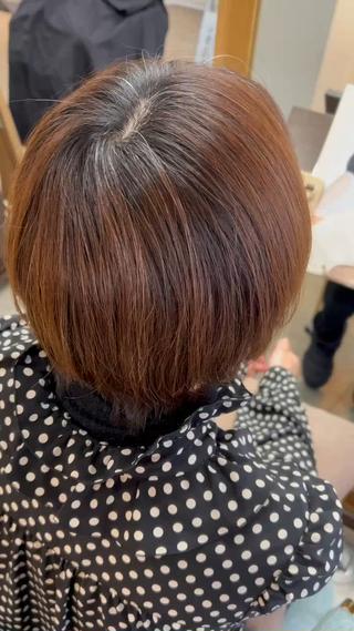ショート カラー 心斎橋韓国ボブ 好原良真のヘアスタイル