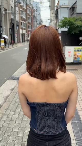 ショート 心斎橋韓国ボブ 好原良真のヘアスタイル